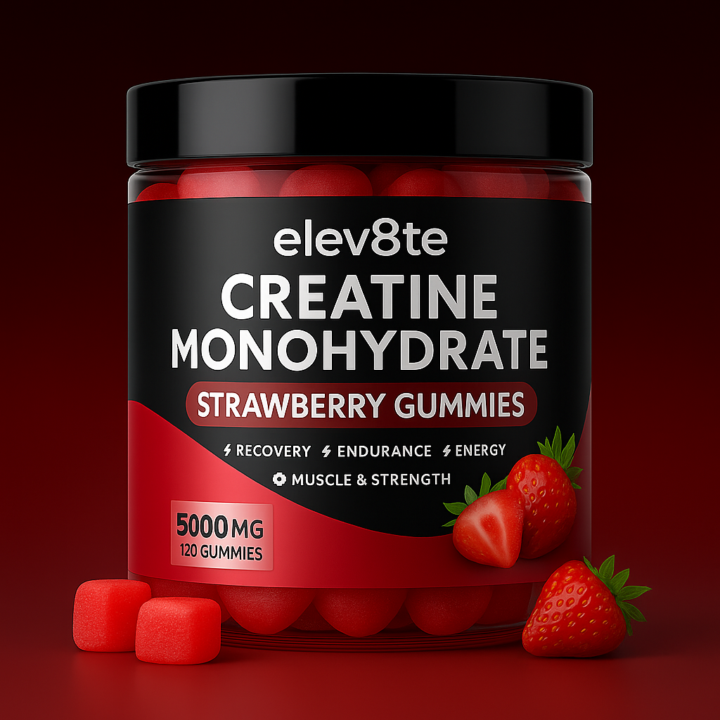 Elev8te™ Creatine Gummies | Boosts Muscle Growth and Recovery